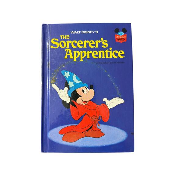 Disney's The Sorcerer's Apprentice Wonderful World of Reading Hardcover Book - Picture 1 of 10